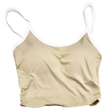冰絲吊帶帶胸墊背心 Set 3 棉+聚酯纖維