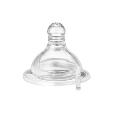 PiYOPiYO黃色小鴨媽咪乳感寬口徑奶瓶用奶嘴防脹透氣閥快速導流氣體減少寶寶乳頭渾淆不含BPA(雙酚A), 6個月以上, XL, 3入