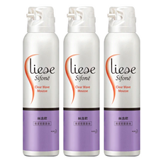 Liese 莉婕 絲逸歡 塑髮系列捲度明顯慕絲, 150g, 3瓶