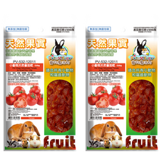 Pet Village 魔法村 小動物天然番茄乾 120g, 富含抗氧化物, 適合兔子/天竺鼠/倉鼠食用, 2包