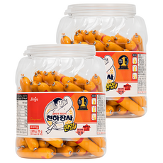 Chunhajangsa 火腿天下壯士一口原味香腸 Set, 1.32kg, 2罐