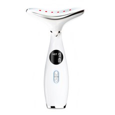 O beauty 奧緹 LED三彩光臉頸兩用人魚冷熱美容儀 200g, UFS-271, 白色