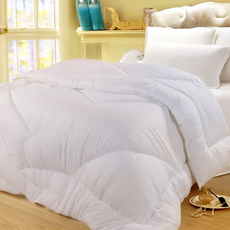 AGAPE 亞加貝 MIT暖芯中空保暖絲柔被, 白色