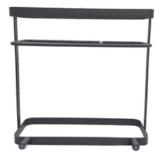 餐具收納瀝水架 522g, 透明黑, 1組, 2層