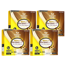 Angel LaLa 天使娜拉 非洲芒果咖啡 結合綠咖啡豆 低熱量無糖, 12g, 15包, 4盒