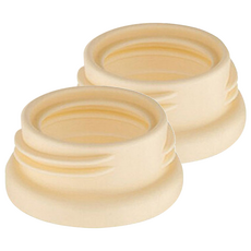 cimilre 馨乃樂 寬口轉標準口徑奶瓶轉接環, 黃色, 2個