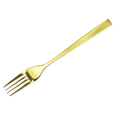 法式大餐叉 約長23*2.4cm, 304黃金鍍鈦, 1支