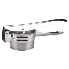 Canko康扣 不鏽鋼三款孔徑替換馬鈴薯 山藥壓泥器 搗泥器, 105 x 273mm, 1個