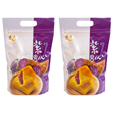 古道 紫心Q餅，台灣風味點心, 280g, 2袋