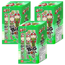 TAOKAENOI CRISPY SEAWEED ORIGINAL 小老板海苔棒棒捲 原味, 27g, 3盒