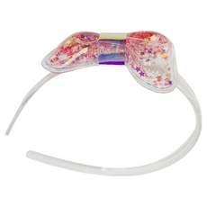 SY 兒童款 蝴蝶結髮箍, 蝴蝶粉