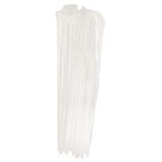 POLYWELL 寶利威爾 可鬆式束線帶, 白色, 100條