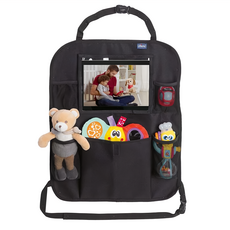 Chicco 汽車椅背收納袋, 多用途, 防水防污, 可調節長度, 1個
