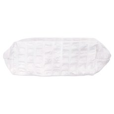 沐慕家居 泡泡格衛生紙套 棉質, 白色