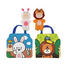 K's Kids 奇智奇思 角色扮演遊戲組 套裝 24個月+, 獅子和兔子, 1組