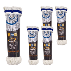 奇麗屋 旋轉拖把補充棉布, 26 x 25 x 26cm, 5個