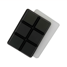 威士忌冰塊模具 PP矽膠材質, 6格方形冰模, 19.3 x 12.4 x 3.8cm, 1個