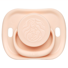 upis 矽膠安撫奶嘴 裸粉色, 4個月以上, Pink Beige, 1個
