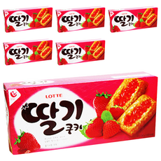 LOTTE 樂天 草莓夾心餅乾，鬆軟酥脆，下午茶的絕佳搭配, 230g, 6盒