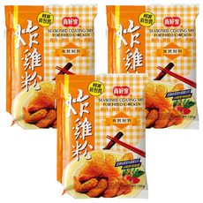 真好家 炸雞粉，多種特殊澱粉及調味料調配而成，不必醃漬，沾粉片刻即可油炸，使用簡單方便, 120g, 3包