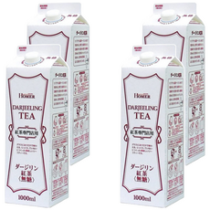 HOMER 大吉嶺紅茶 無糖, 1L, 4瓶