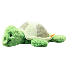 Steiff 德國金耳釦泰迪熊 黃標玩偶, 27cm, Soft Cuddly Friends Tuggy tortoise, 1個