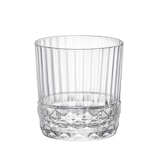 Bormioli Rocco 美式復古雕紋 無鉛水晶威士忌杯 380ml, 6個
