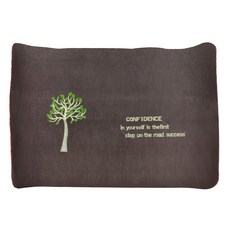 G+居家 絲絨刮沙泥除塵地墊, 幸運樹暗紅