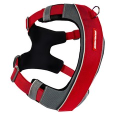 EZYDOG X雙制胸背帶, 紅色, 1個