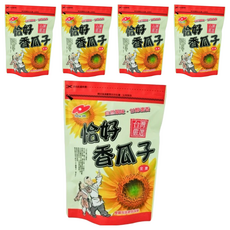 統記 恰好香瓜子, 精選葵花籽, 大顆飽滿, 獨特調味, 220g, 5包