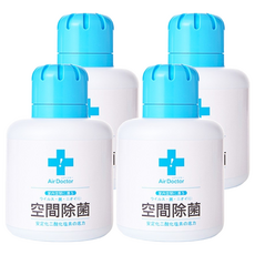 AirDoctor 保護靈 室內空間除菌瓶 3月長效 99.9%除菌, 160g, 無香味, 4瓶