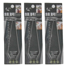 上龍 魚刺豬毛兩用夾斜口夾 Set, 1組, 銀色