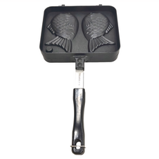 TRIARROW 三箭牌 鯛魚燒烤盤 WY-019 厚板鑄鋁合金不沾處理 耐熱 230°C, 1個, 18cm