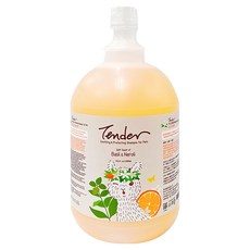 Tender 天生溫柔 寵物安撫沐浴露 澄花 + 羅勒, 4000ml, 1桶