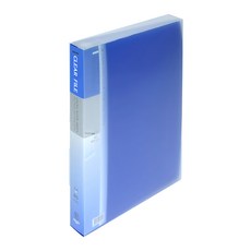 ECO CHUNGWOON PP透明資料夾 A4 80頁 藍色, 2本