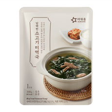 OURHOME 愛味弘 牛肉海帶湯 300g, 韓國原裝進口, 道地韓式湯品, 嚴選山海帶製作, 1包