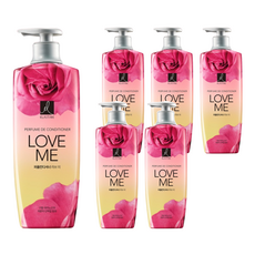 ELASTINE 伊絲婷 奢華香水系列 潤髮乳 甜蜜愛戀 修護髮質 保持柔順亮澤 增添豐盈彈性 持久芬芳, 600ml, 6瓶