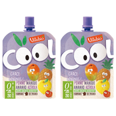 ViTABiO 生機優鮮果 蘋果 + 芒果 + 鳳梨, 90g, 2包