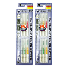 Scodyl 速可淨 攜帶式牙間刷混合型, 6支, 2組