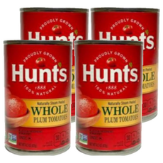 Hunt's 整粒蕃茄罐頭，蒸氣剝皮，適用於各種蕃茄料理, 794g, 4罐