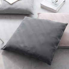 DECOVIEW 摩登水洗款坐墊套, 炭灰色