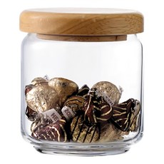 Ocean 木蓋儲物罐, 500ml, 1個