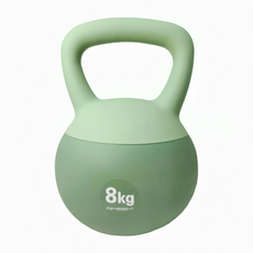AIMEISHI 軟壺鈴 YH-1169, PVC 鐵砂材質, 8kg, 莫藍迪綠, 1個