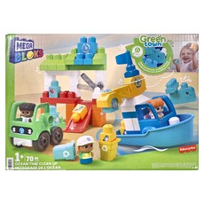 MEGA BLOKS 美高積木 海洋環境維護積木組，1+，70pcs, 1盒