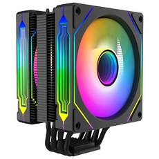 EINAREX 埃納爾 塔式散熱器 BE-COOL V6單平台 120 x 120 x 25mm 895g ED-V6B 黑色 1個