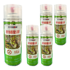 Q'PILOTER 派樂 神盾噴 蚊蠅黏膠 黏蟲劑 450ml 台灣製, 5瓶