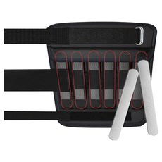 HOME GYM CLUB 居家健身 負重綁手綁腿(D4) 鋼板綁手1kg(0.5kg x 2), 黑色, FF002