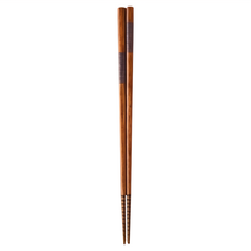 KAWAI OHASHI 河合 日本傳統細尖型 天然木筷 可機洗, 23 x 1.8cm, 系卷藍, 1雙
