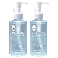 Prreti 弱酸性玻尿酸卸妝油, 壓花凹凸/平滑雙面卸妝, 富含天然植萃成分, 保濕提亮, 適合所有膚質, 200ml, 2瓶