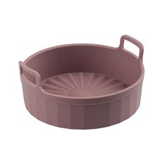 Air Friend 矽膠5L氣炸鍋專用烘培籃 22cm, 紫羅蘭色, 1個